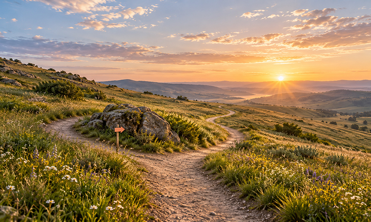 Changing path leading toward the same meaningful destination