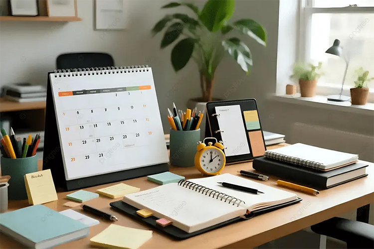 Business planner representing clarity, commitment, and intentional goal setting