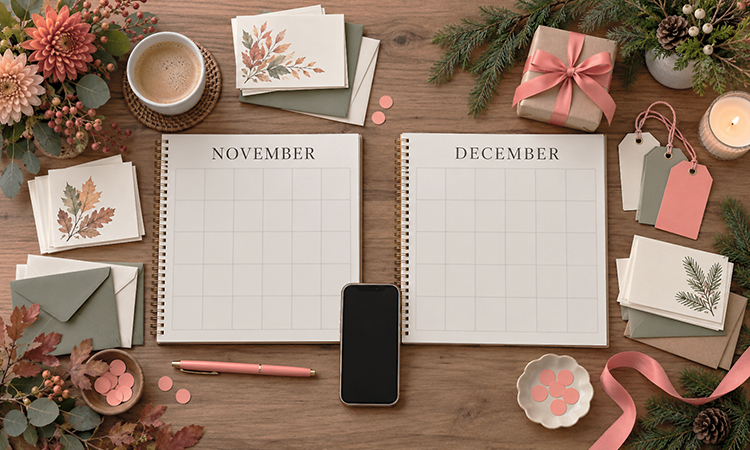 Organized November and December holiday client appreciation plans